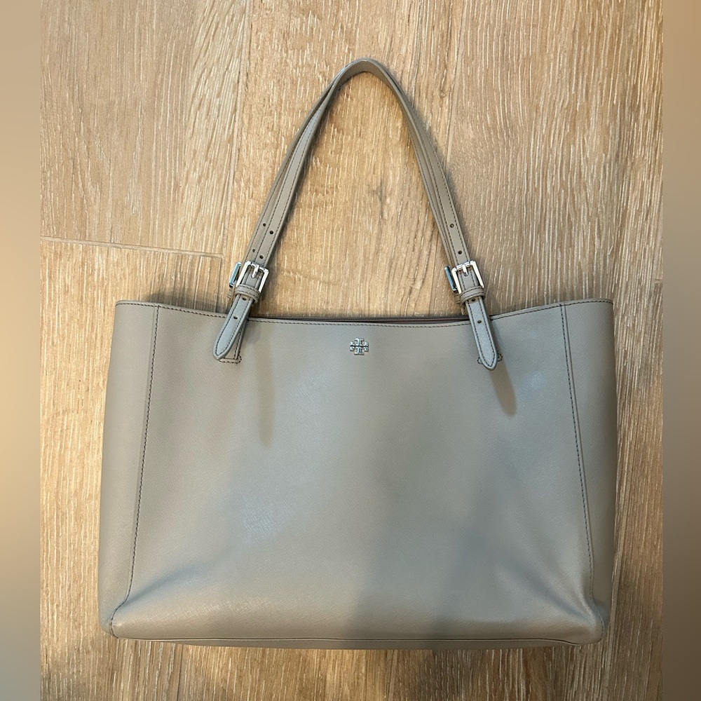Tory Burch Gray Tote Bag